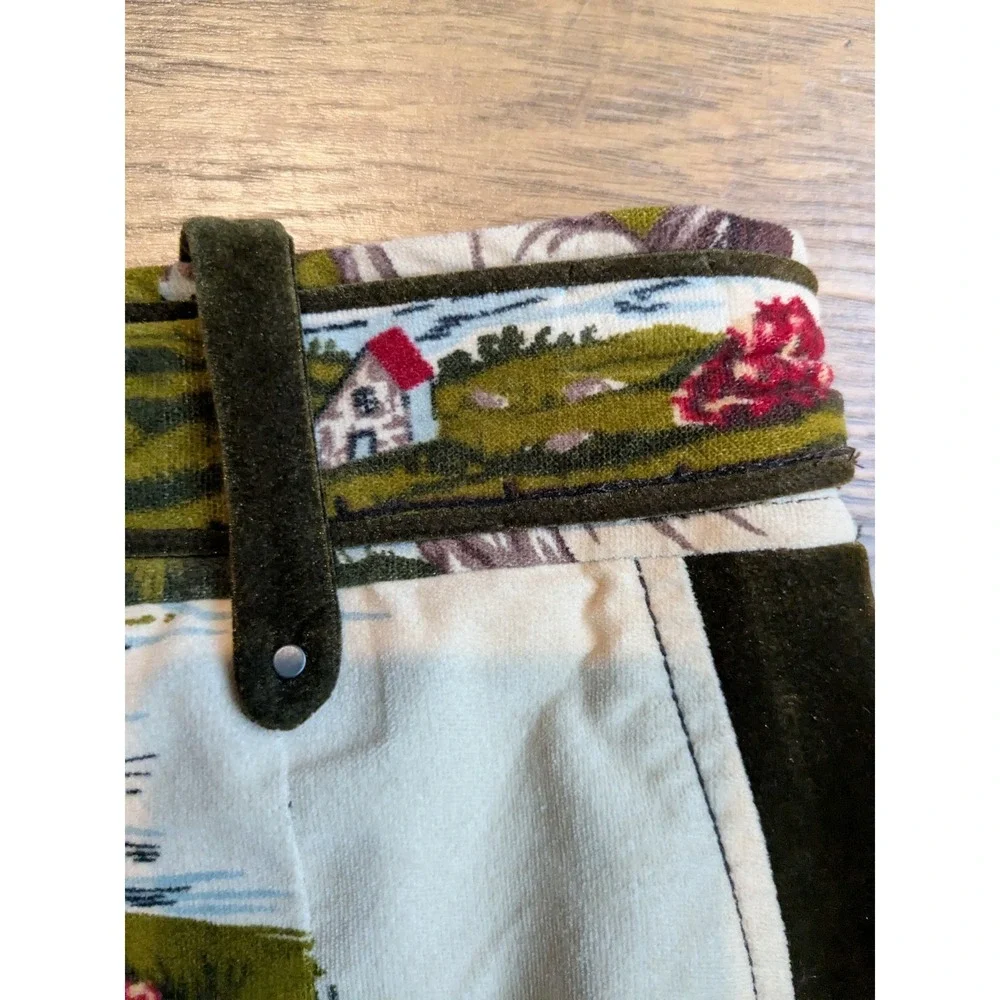 Cartonnier Skirt, Equestrian Print Pencil Skirt, Cottagecore, Size 2, Women - Picture 5 of 12